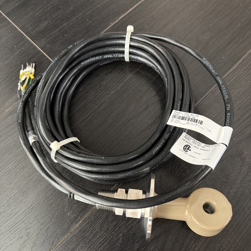Rosemount 225-07-54 Analytical Toroidal Conductivity Sensor Flanged Base & Cable
