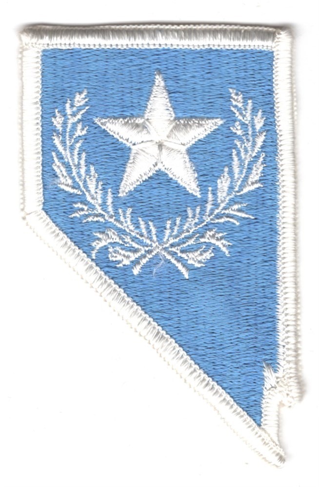 Army Patch: Nevada National Guard - merrowed edge