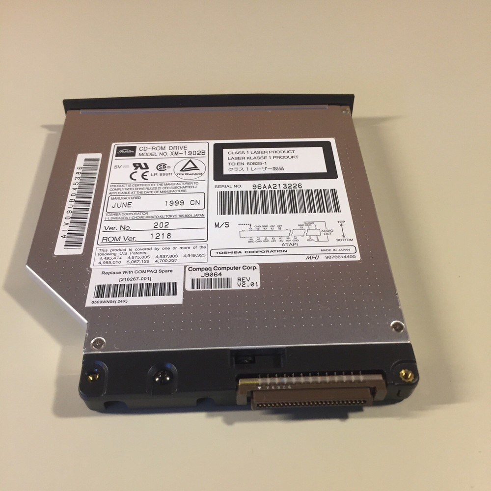 Vintage Compaq Computer CD-ROM Drive J9064