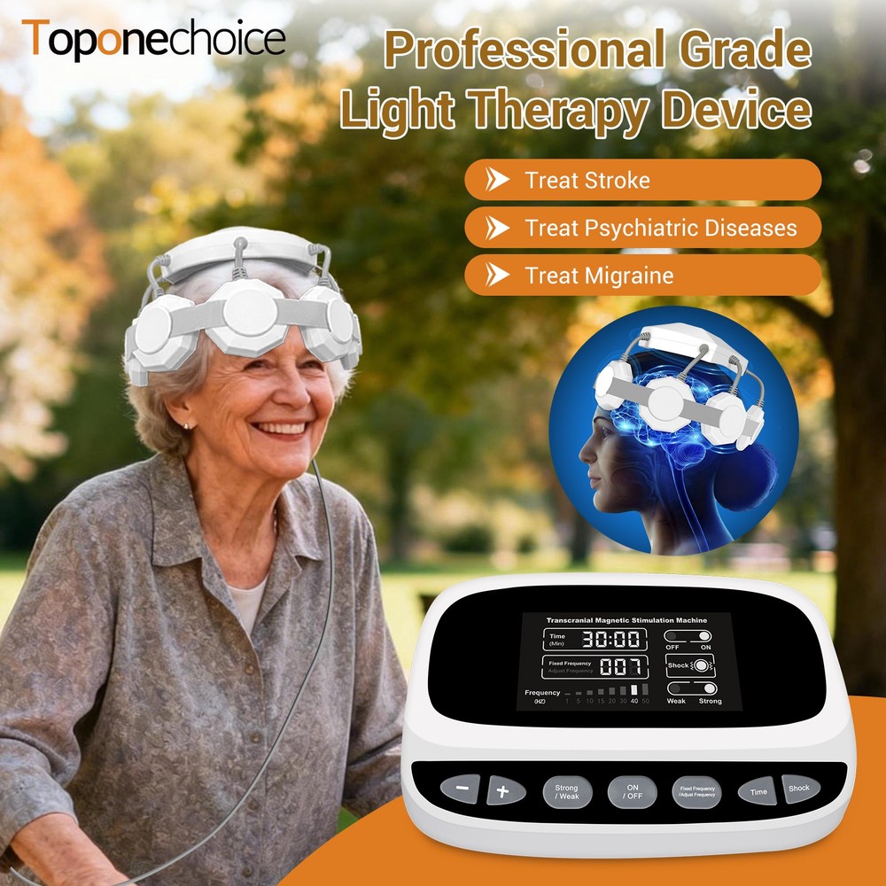 Home Use Brain Stimulation Device Cognitive Support Memory Enhancement