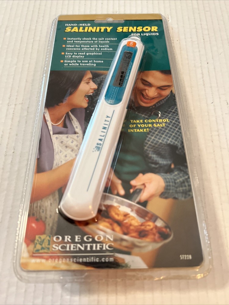 Hand-Held Salinity Sensor for Liquids by Oregon Scientific ST228 Salt Sensor NOS