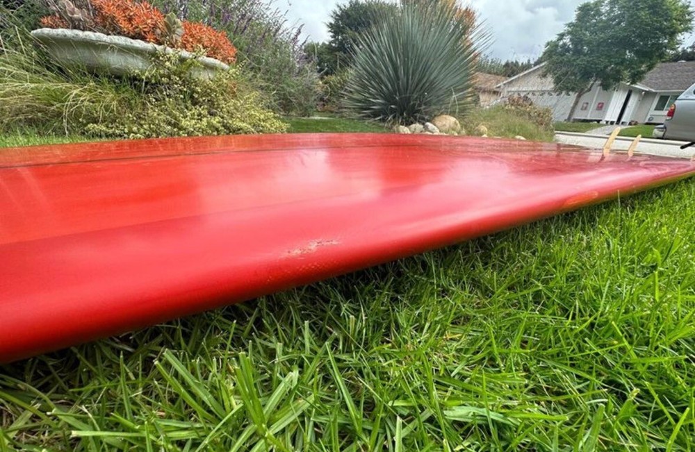 Chris Christensen longboard surfboard - used