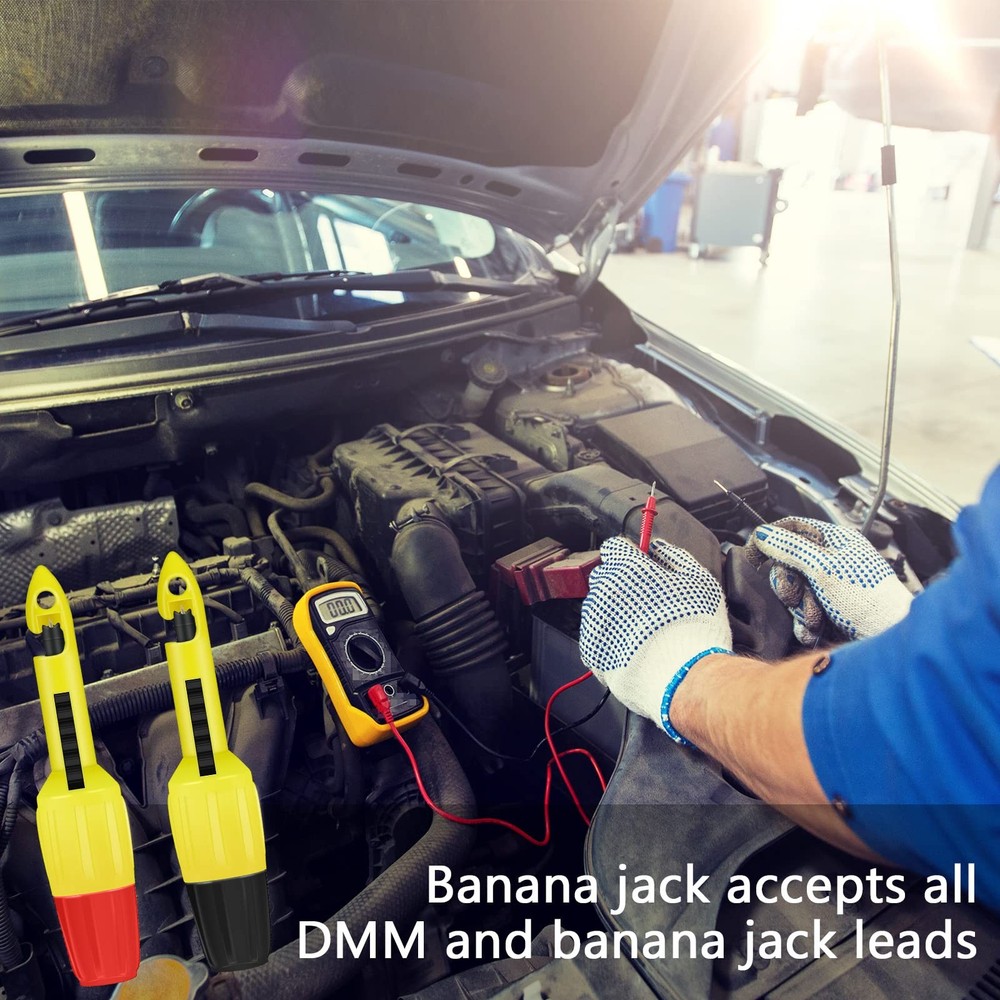 Wire Piercing Probe Insulation Piercing Clip Tool for Multimeter Voltage Voltme