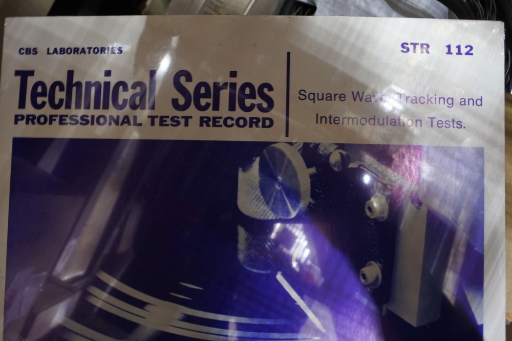 CBS LABORATORIES TECHNICAL, PROFESSIONAL TEST RECORD, STR-112 NEW (E30)
