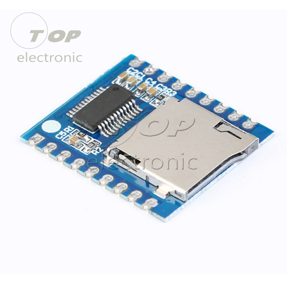 Serial Voice Control Module MCU IO Control SD/TF Card MP3 Sound Module