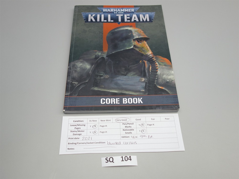 Warhammer 40K: 2021 Kill Team Core Book (oop softcover)