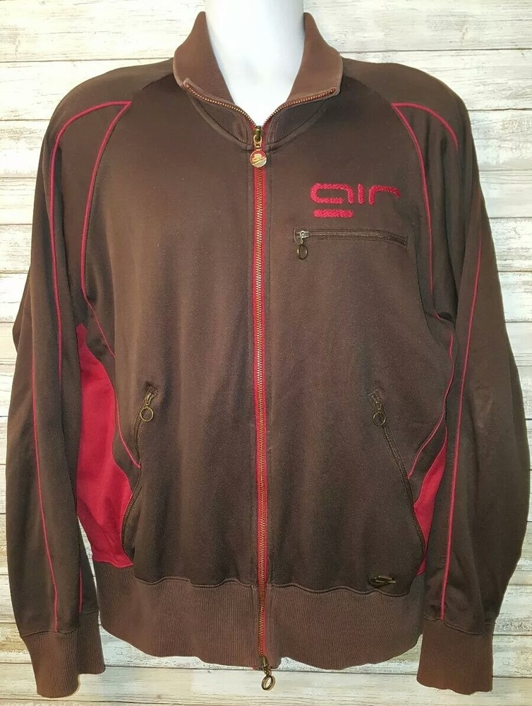 NIKE FULL ZIP MESH LINED ATHLETIC JACKET SIZE XL
