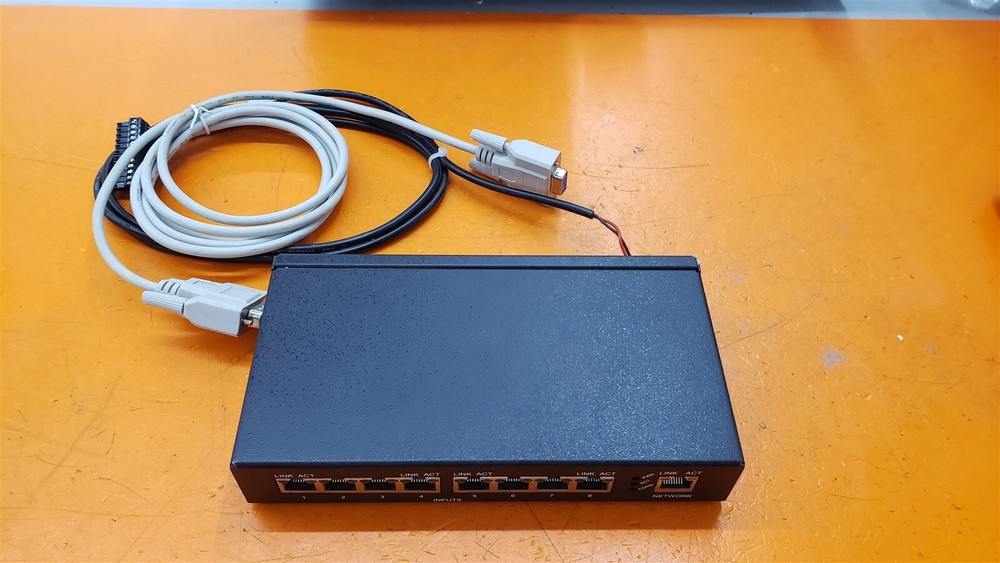 ⭐️⭐️⭐️⭐️⭐Verint SR 8 Base 21-640-3701 Security Data Transfer Interface w cables