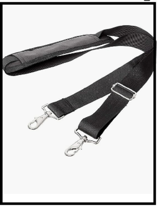 JAKAGO 61" Replacement Shoulder Strap, Padded Long Duffel Bag Strap Universal