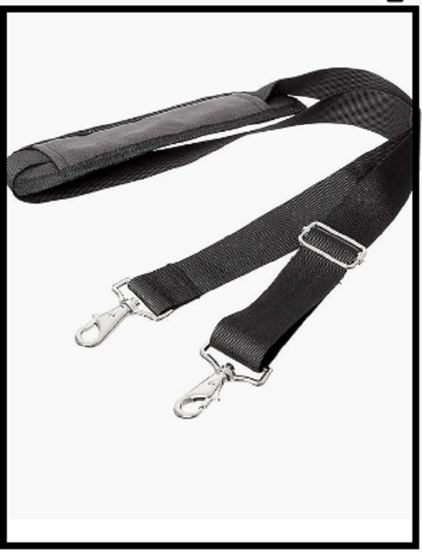 JAKAGO 61" Replacement Shoulder Strap, Padded Long Duffel Bag Strap Universal