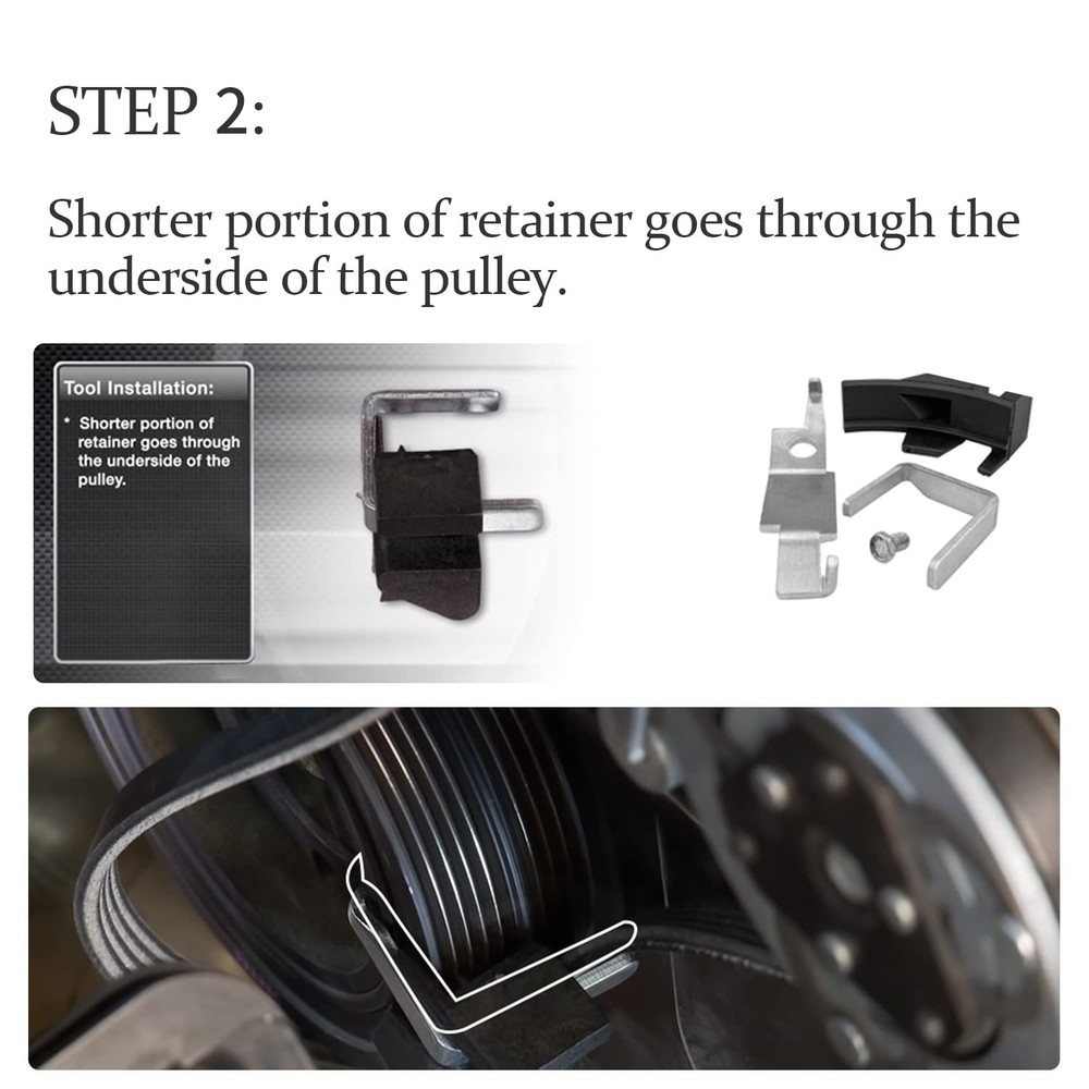 91031 Stretch Belt Installation Engine Tool, Compatible with Subaru Impreza Fore