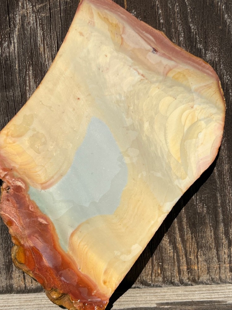 Polychrome Misty Mountain Jasper unpolished slab