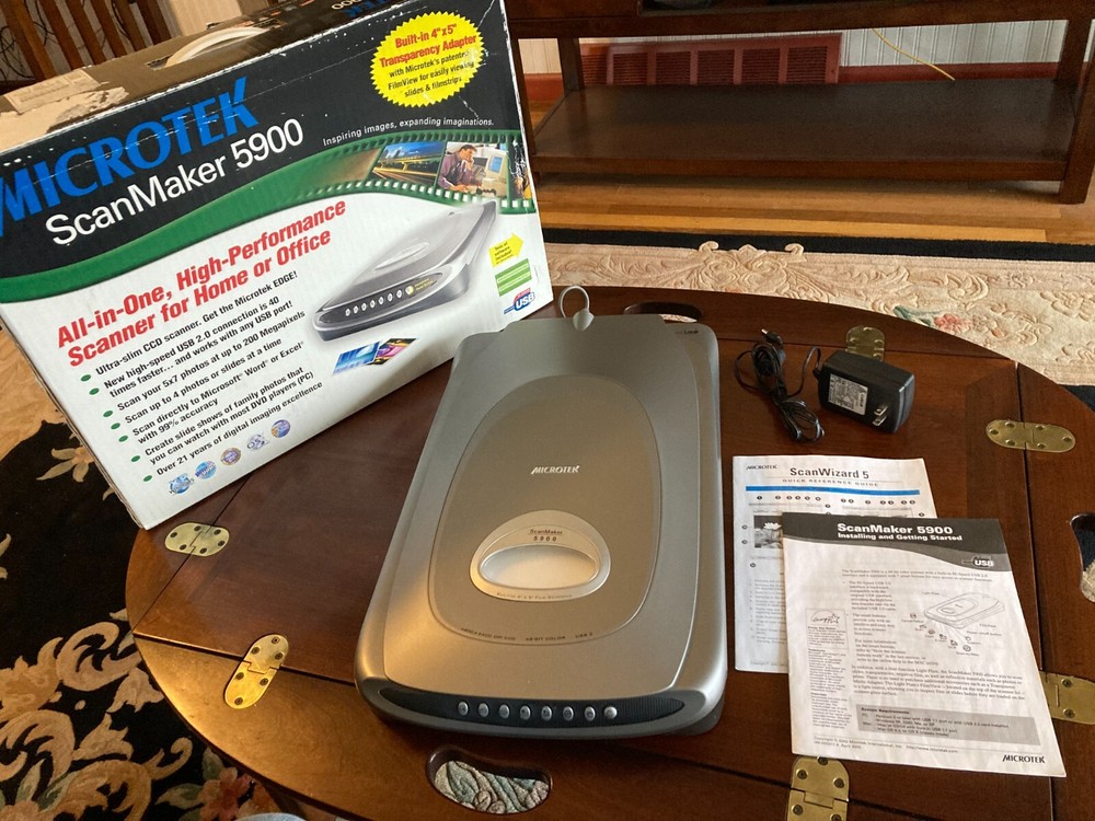 Microtek ScanMaker 5900 No Installation Disc.