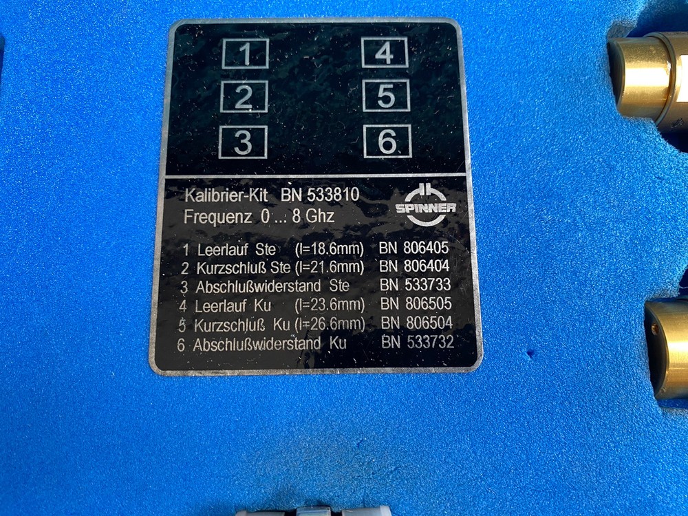 Spinner BN 533810 Calibration Kit