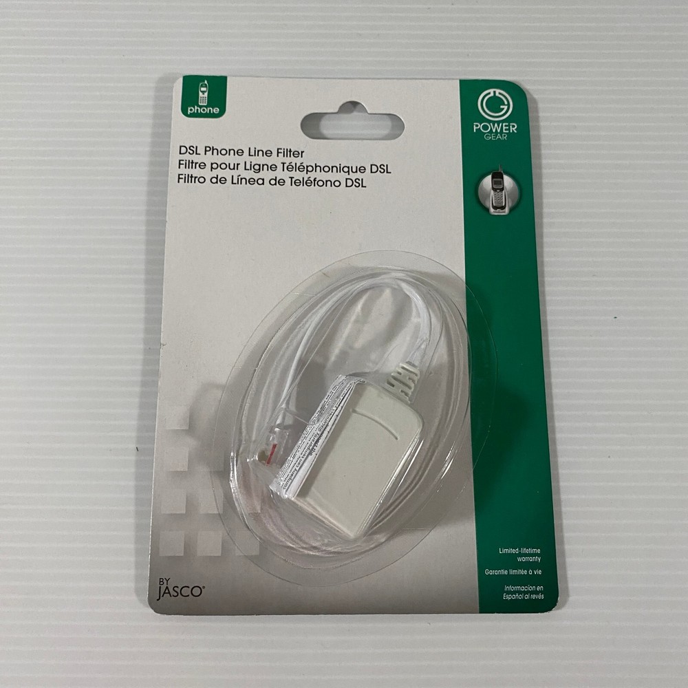 Jasco DSL Phone Line Filter (White)