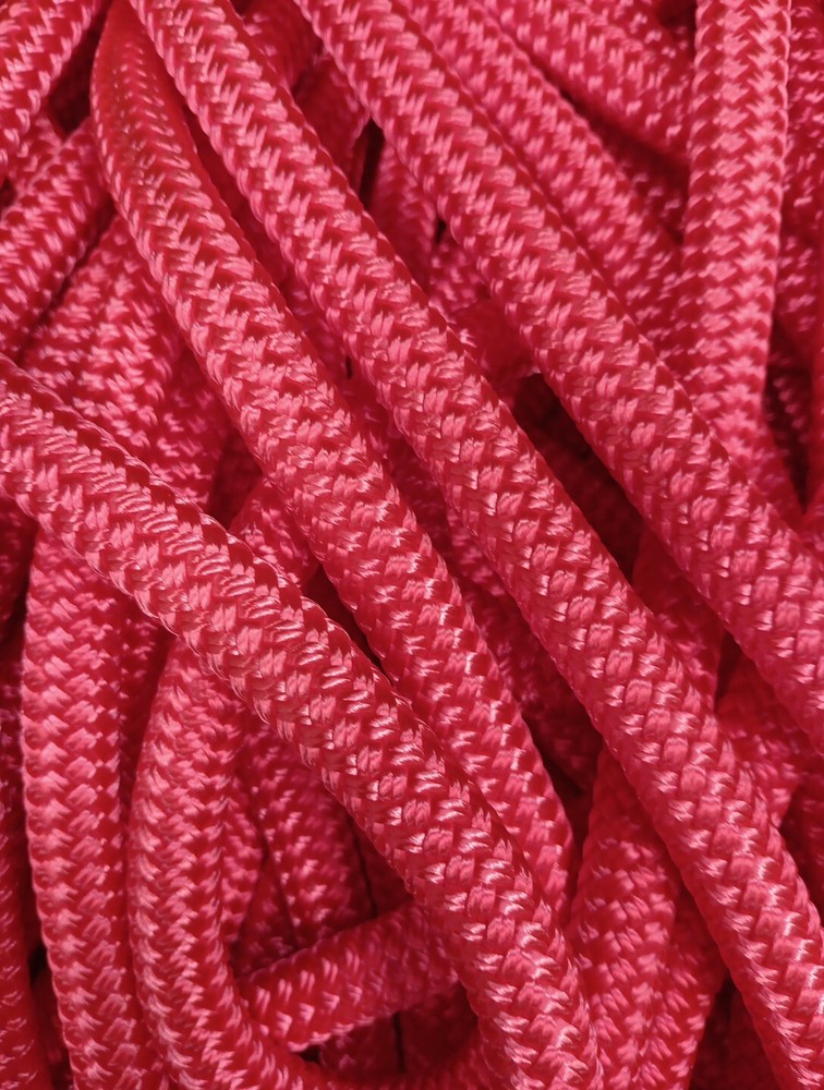 9/16 x 150 ft. Double Braid-Yacht Braid Polyester Rope. Pink