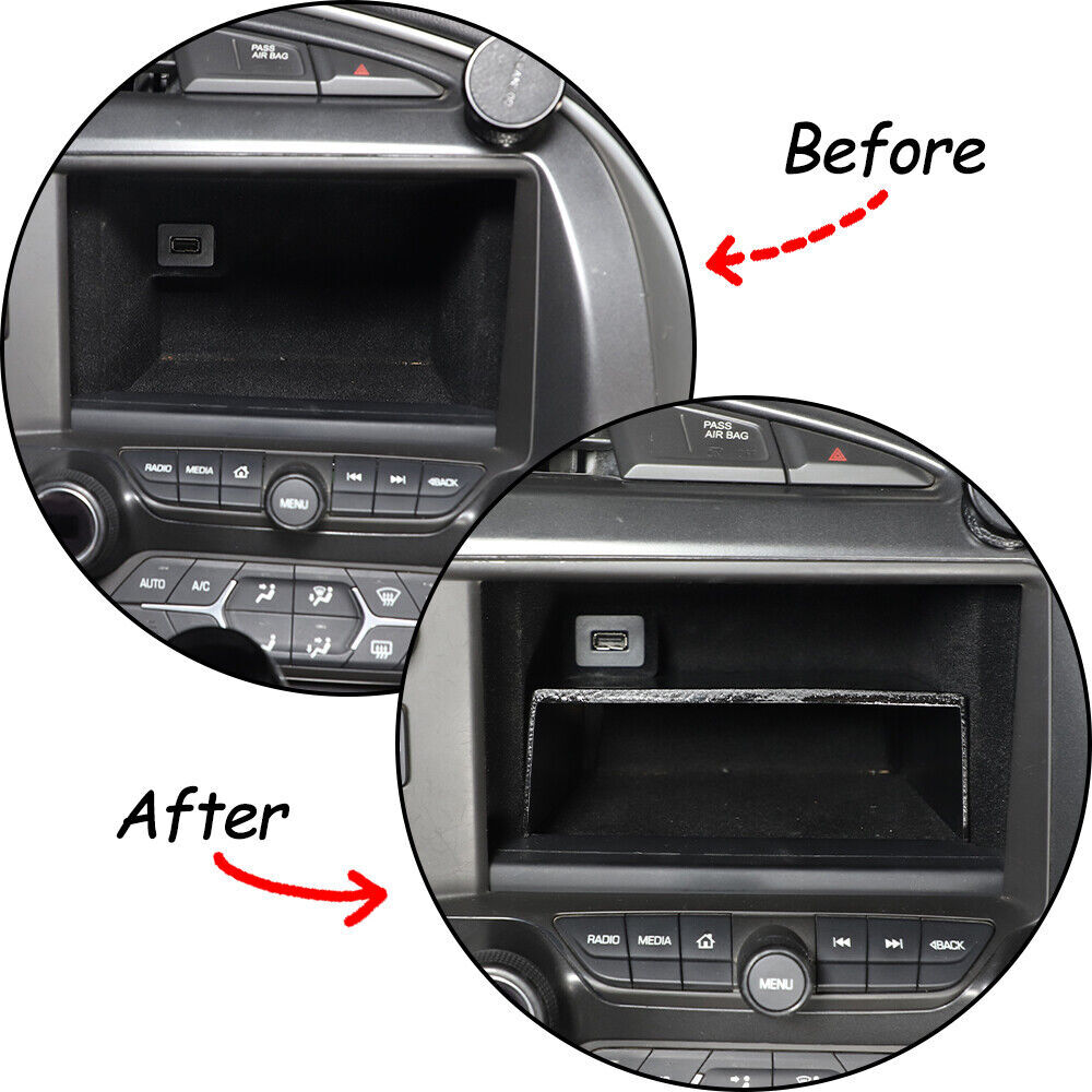 Dashboard Display Storage Bin Tray Holder for Corvette C7 2014-2019 Accessories