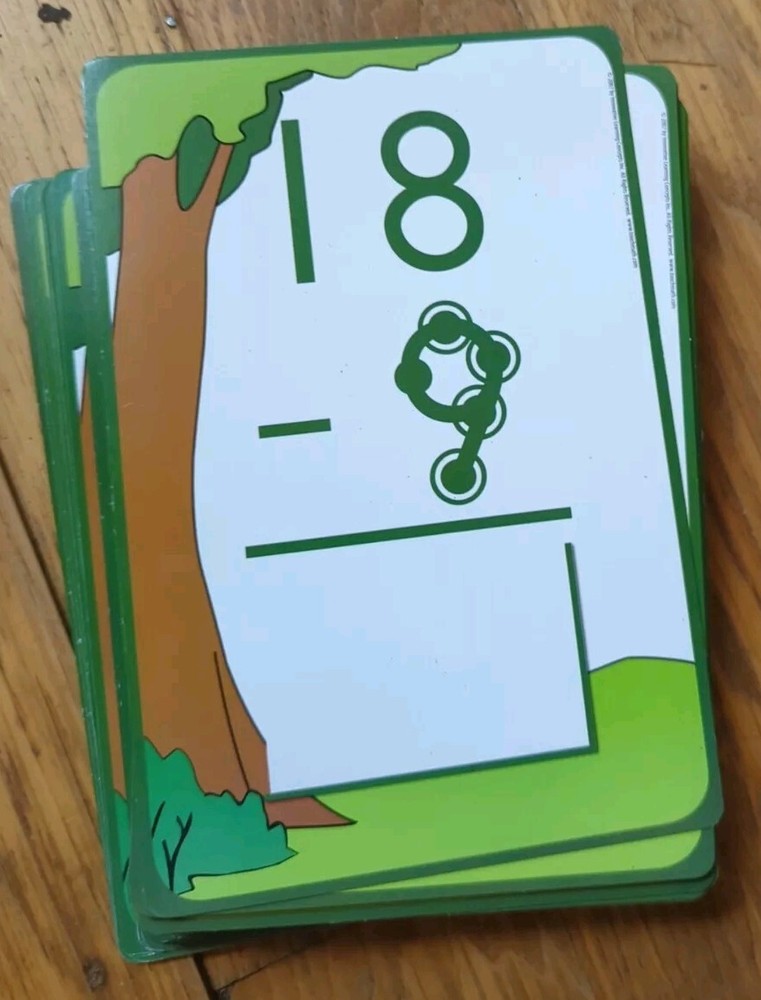 TouchMath Subtraction Study Cards Designed for Regular Classrooms Education