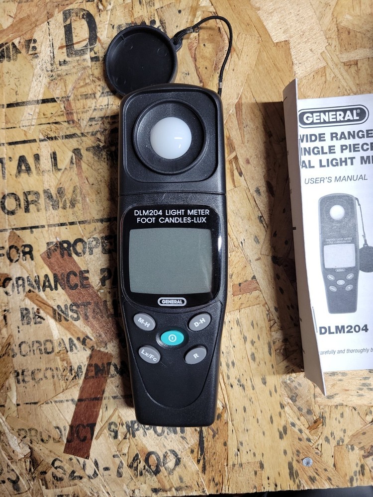 GENERAL TOOLS Wide Range Single Piece Digital Light Meter DLM-204