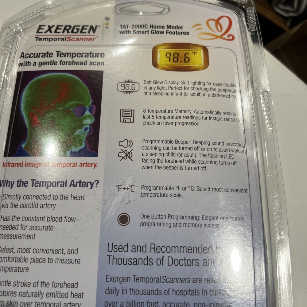 Exergen TAT-2000C Temporal Artery Thermometer