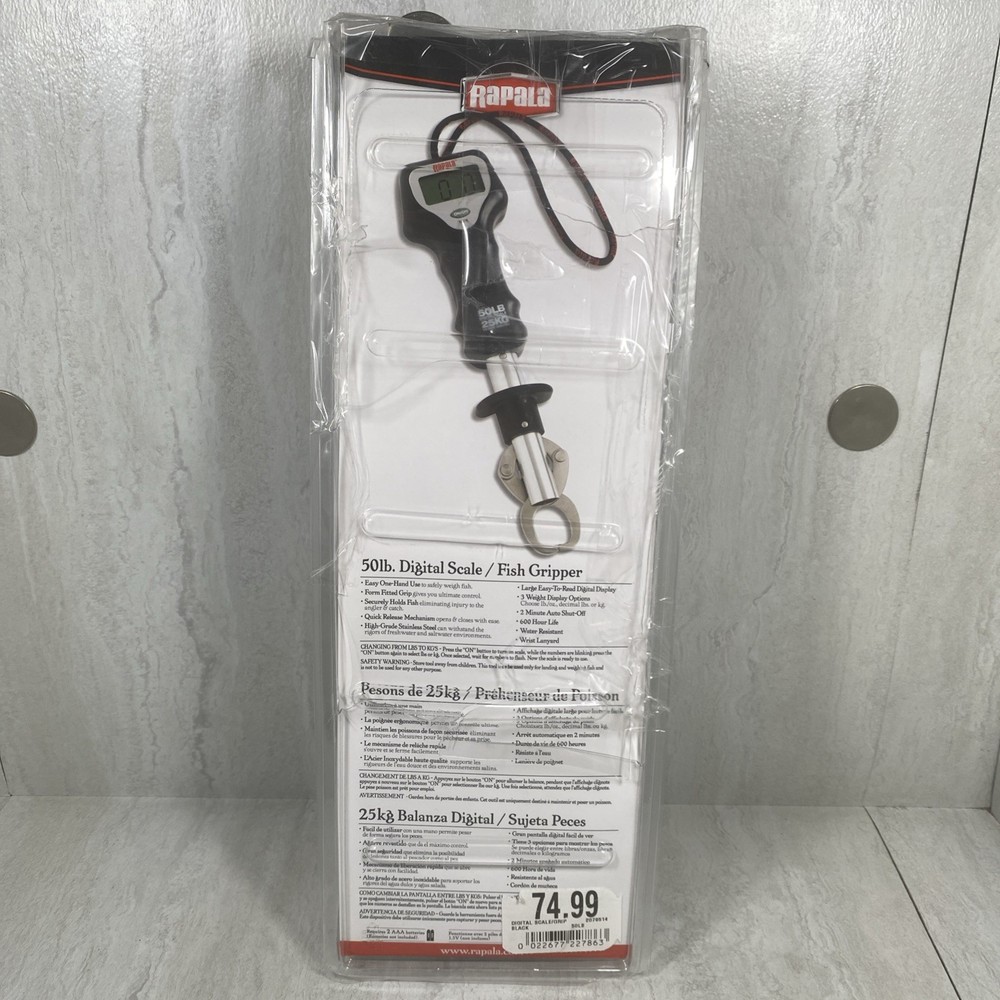 Rapala DFG50 50lb Digital Fish Gripper Scale