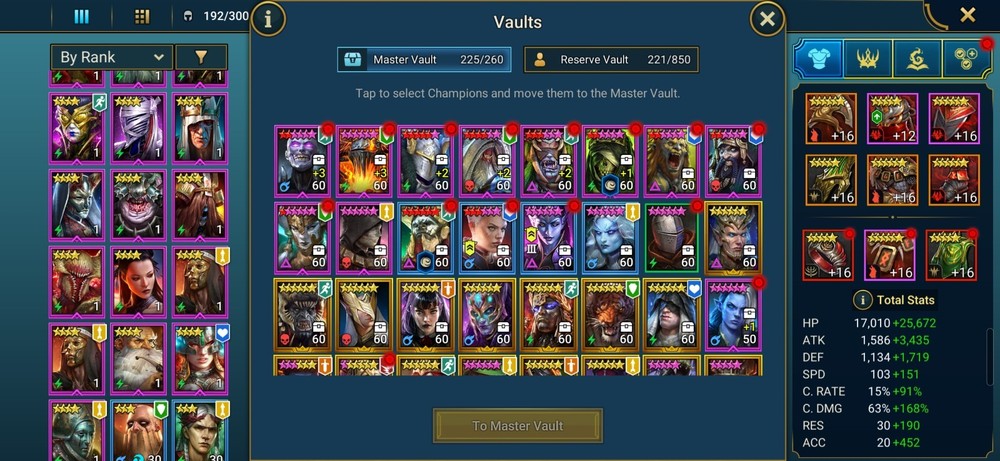 Raid: Shadow Legends Account with High-Level Champions & Vault Collection