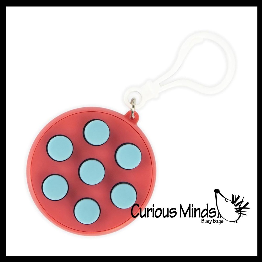 1 RANDOM COLOR Circle Fidget Clicker Buttons Controller Cube Block - Hand Fidget