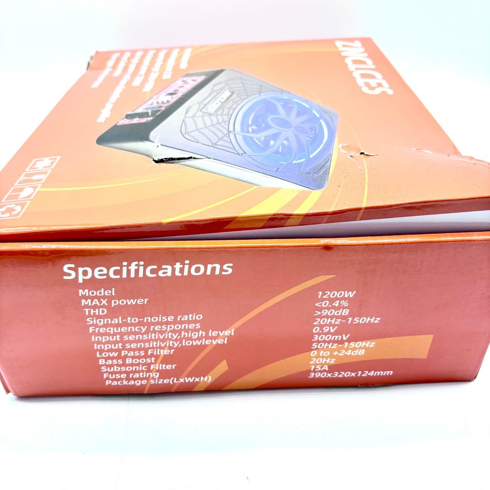 ZNCLCES Active Subwoofer With High Power And Low Distortion Amplifier