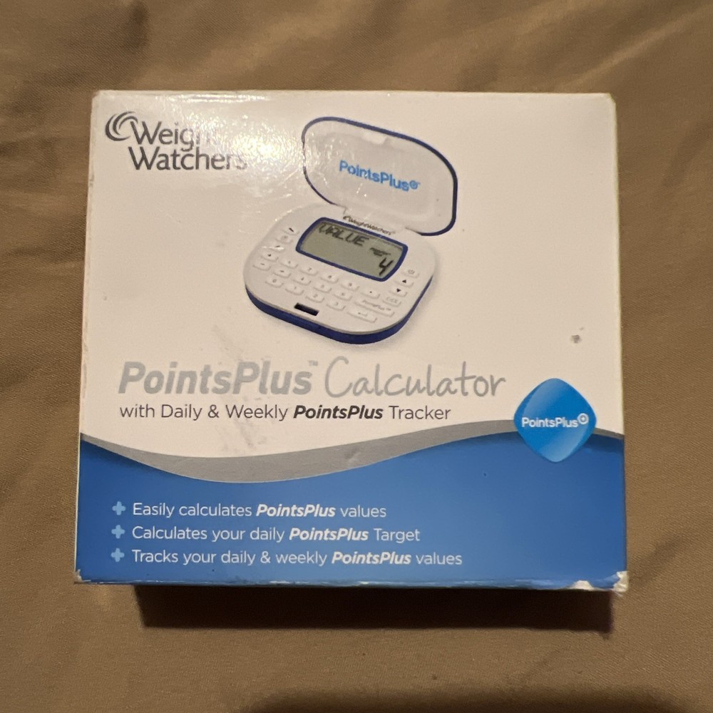 WEIGHT WATCHERS POINTS PLUS CALCULATOR PLASTIC WORKING  IN BOX