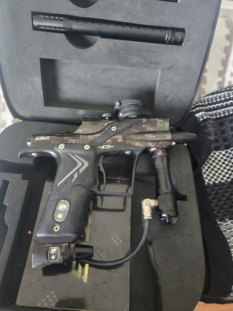 Used Planet Eclipse Etek 3 LT Paintball Marker Gun w/ Case