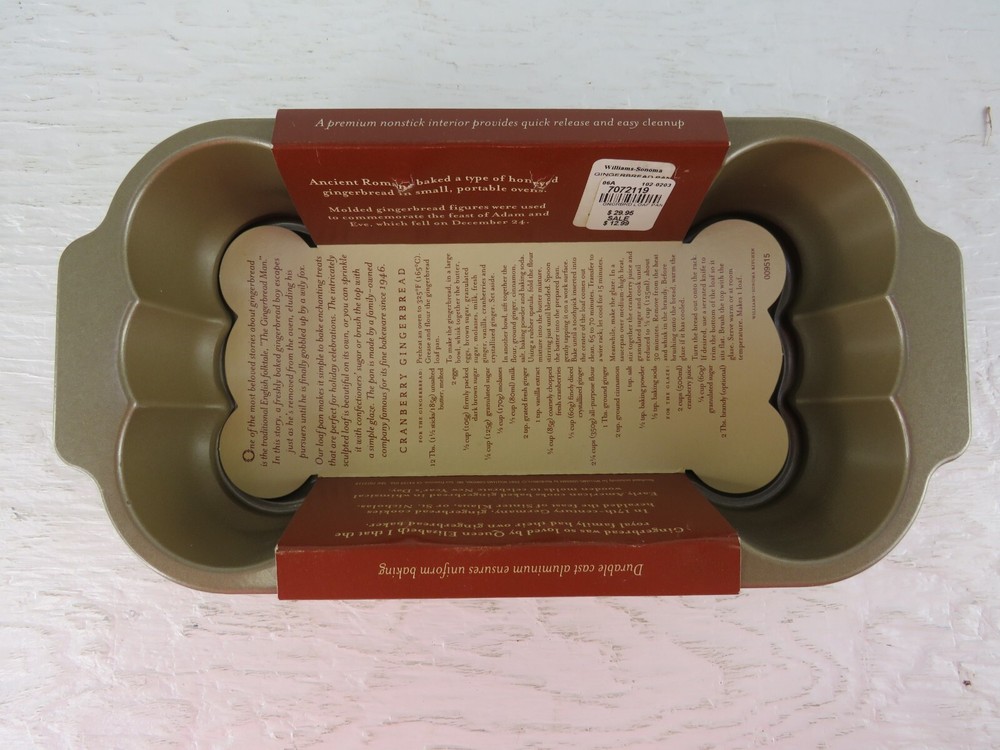WILLIAMS-SONOMA GINGER BREAD LOAF PAN🎄