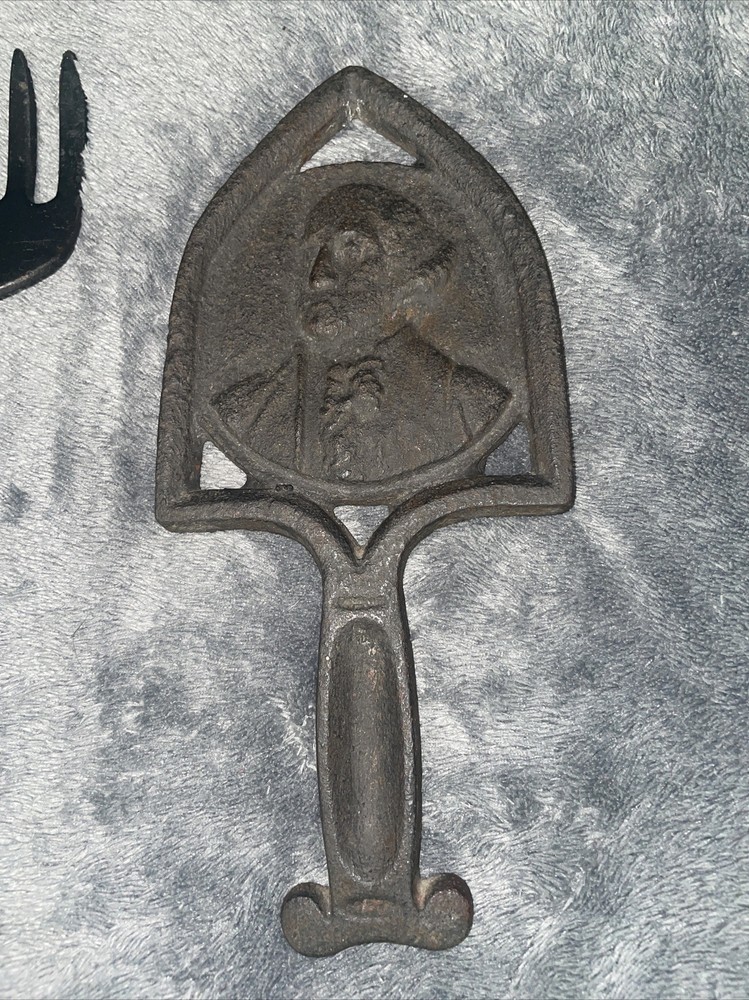 VTG Lot Cast Iron Kitchen Spoon Ladle Fork Strainer Blacksmith Smelting Tools