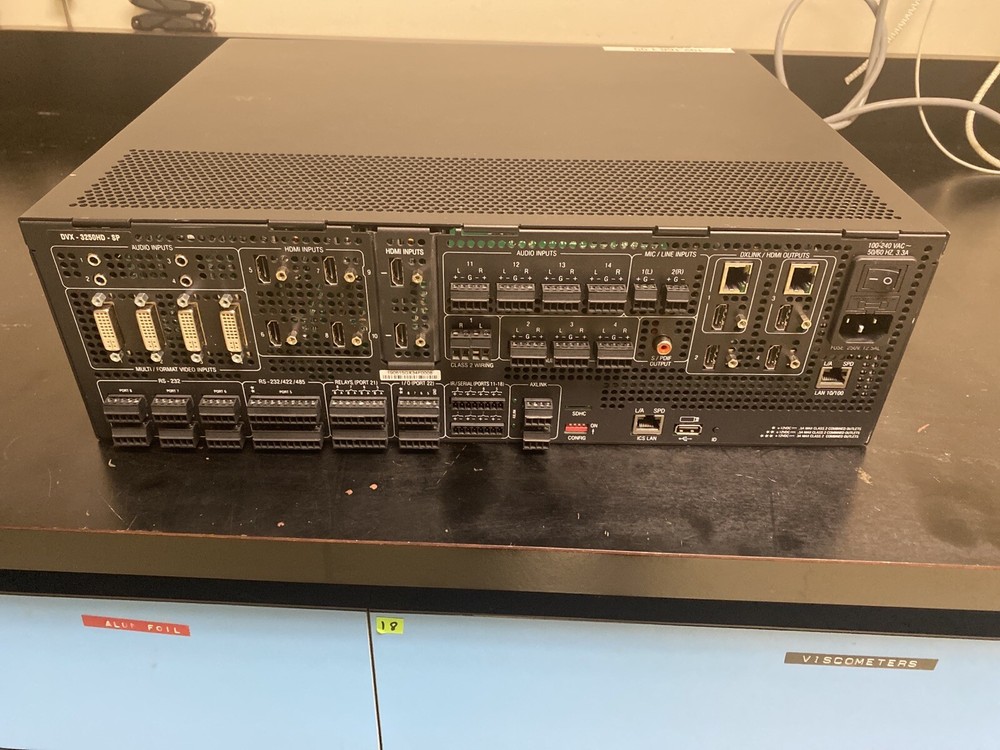 AMX DVX-3250HD-SP 10x4 Presentation Switcher Scaler, Control