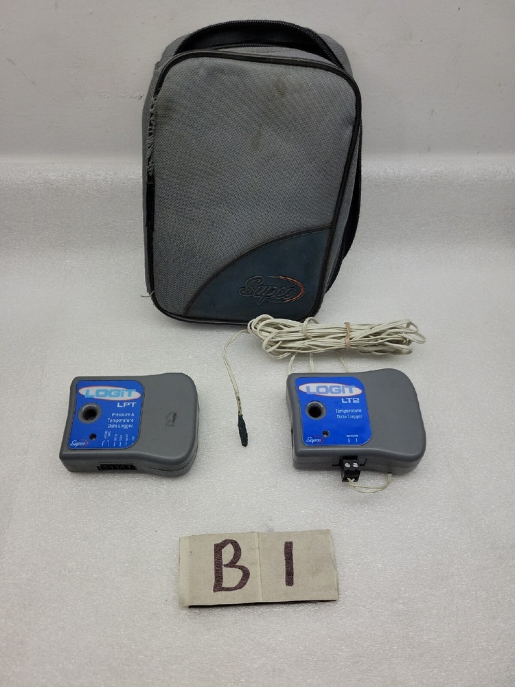 (SET) Supco Logit LPT AND LT2 Pressure & Temperature Data Logger With Case
