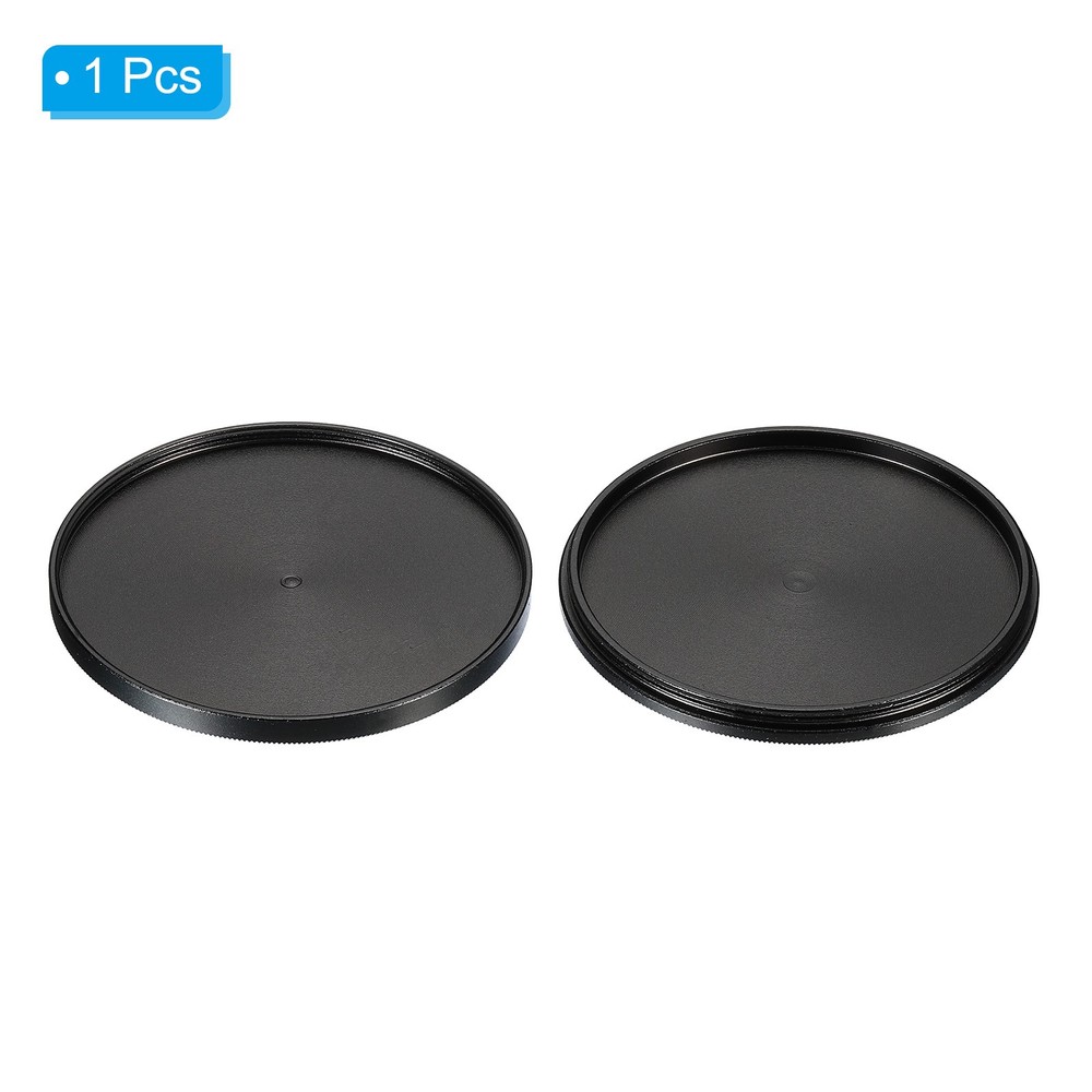 58mm Lens Filter Stack Cap Aluminum Alloy Circular Filter Stacks Black