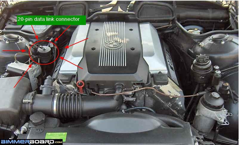 OBDII ROUND DIAGNOSTIC SCANNER ADAPTER 20 PIN CABLE fits BMW E36 E46 E38 E39 E53