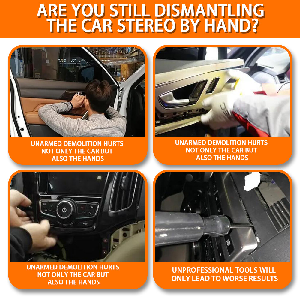 12 PCs Plastic Tools set Fit Focus Pry Panel Car Dashboard Trim Removal Tool