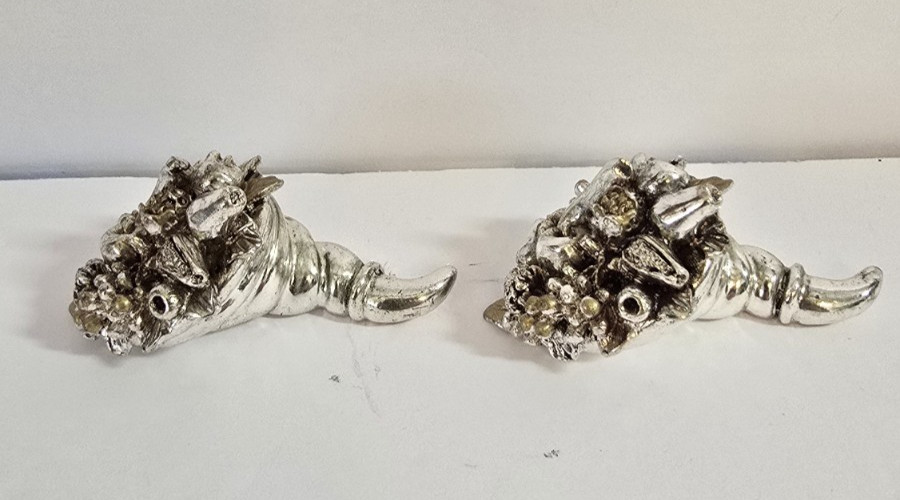 Silver Plated Camilletti Gioielli Ricciardi 925% CORNUCOPIA Decorative