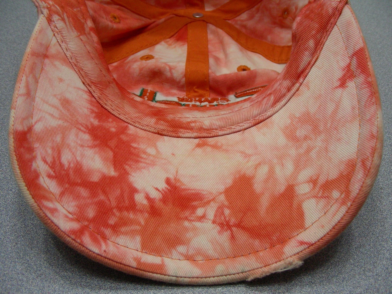 ORANGE CRUSH - Distressed Style - LADIES One Size Adjustable Baseball Cap Hat!