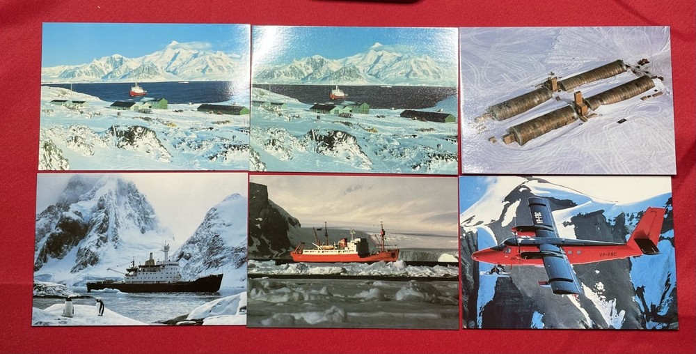 56 x British Antarctic Territory BAS Postcards