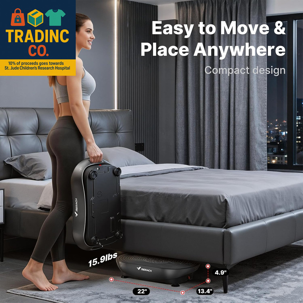 Vibration Plate Exercise Machine, Vibrating Platform for Lymphatic Drainage Weig