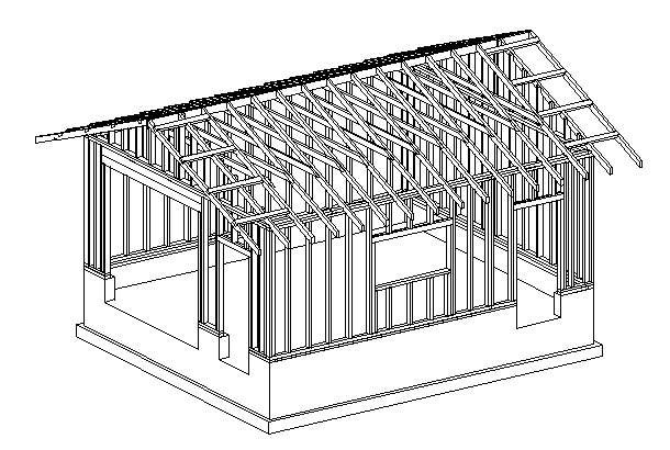 PLANS / Construction Drawings/ DESIGN / KG-31 Frame Garage with Workshop.