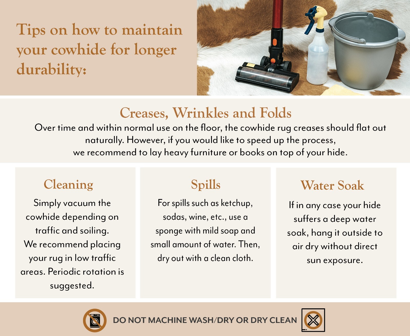 Real Cowhide Rug Mahogany Honey - Size 6 X 7-8'