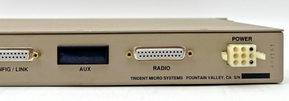 TNT TRIDENT NETWORK TRUNKING CONTROLLER 6 ADAPTERS ON BACK