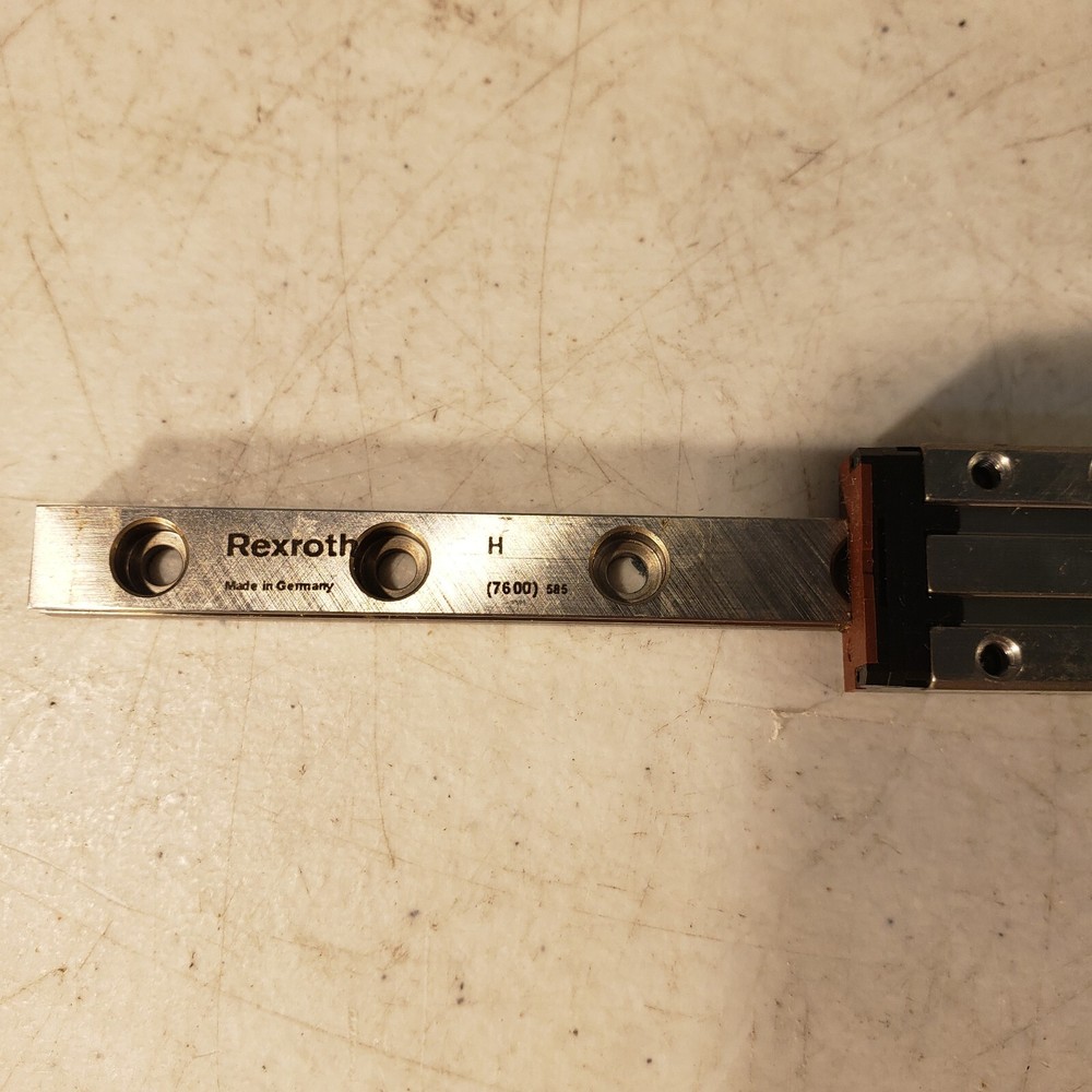 Rexroth Linear Guide Dual Block, 200mm Length, 20mm Carriage Width