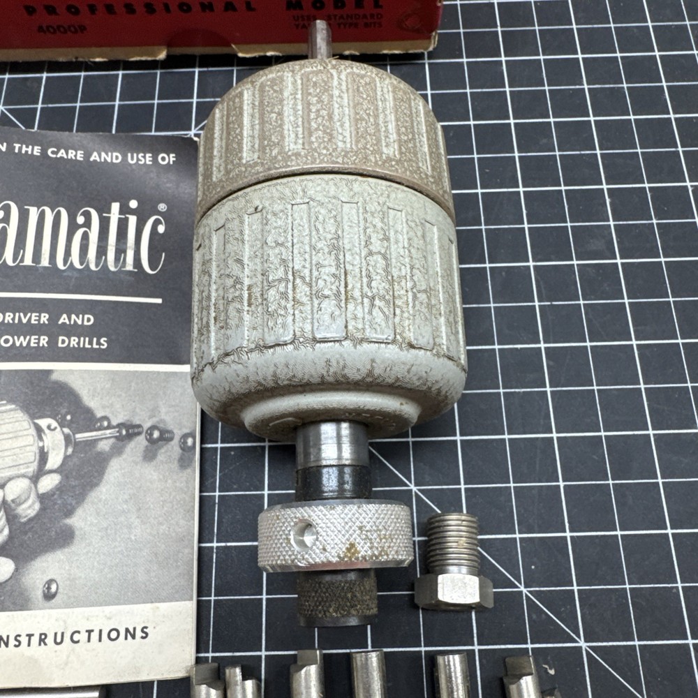 Vintage Supreme Versamatic Professional Screw Driver Model 4000P In Original Box