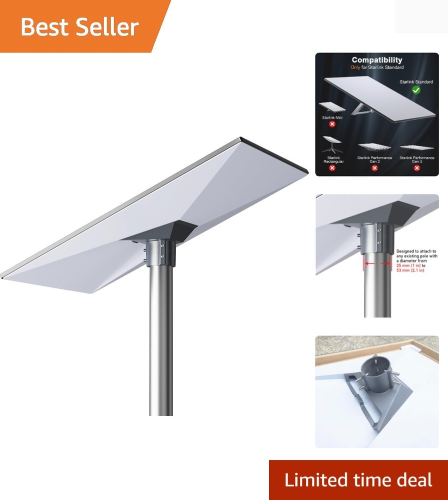 Starlink Gen 3 Pipe Adapter, Pole Mount Adapter Mounting Kit, Compatible with...