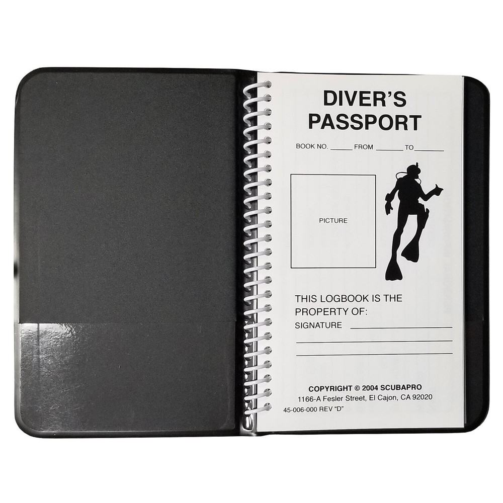 ScubaPro Water Proof Pages Divers Log Book