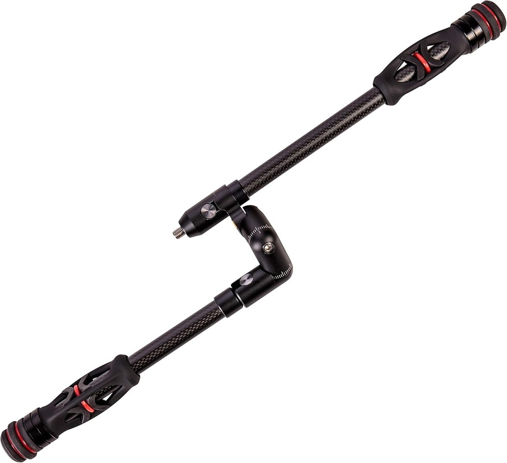 Noise-Reducing Bow Stabilizer with Quick Connect System and Two Weights Included