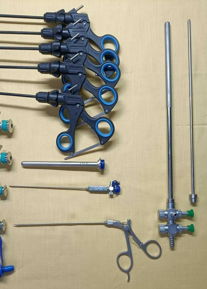 16pc Laparoscopic Surgery Set 5mm/10mm Endoscopy Reusable Surgical Instruments